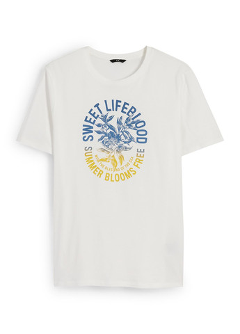 Біла футболка C&A