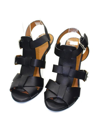 Черные босоножки Ralph Lauren с ремешком с пряжкой