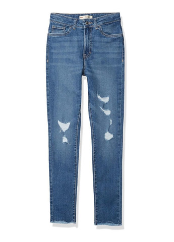 Синие летние слим джинсы Levi's