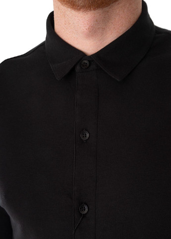 Черная футболка-поло для мужчин Ragman однотонная