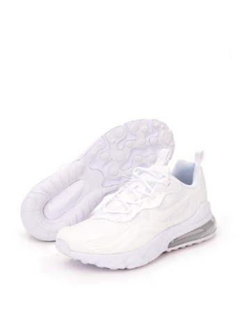 Белые всесезонные кроссовки Nike Air Max 270 React Bg
