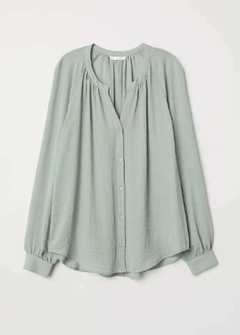 М'ятна демісезонна блуза H&M