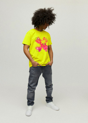 Жовта футболка чоловіча YAPPI