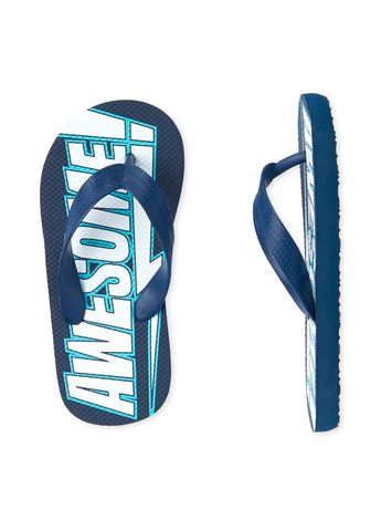 Темно-синие кэжуал, пляжные вьетнамки The Children's Place