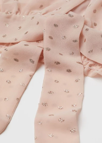 Розовая однотонная блузка H&M летняя