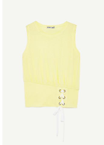 Желтая летняя блуза Zara