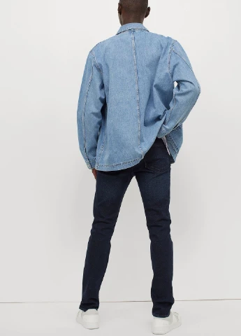 Темно-синие демисезонные джинсы H&M