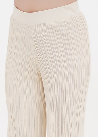 Светло-бежевые кэжуал демисезонные прямые брюки Orsay