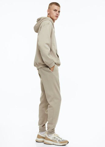 Бежевые кэжуал демисезонные джоггеры брюки H&M
