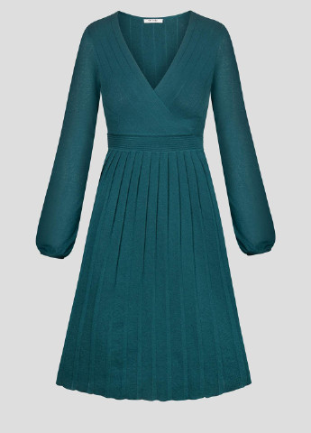 Смарагдова кежуал сукня кльош Orsay однотонна