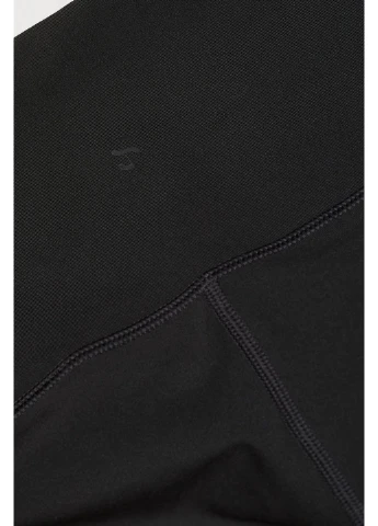 Черные демисезонные леггинсы спорт H&M