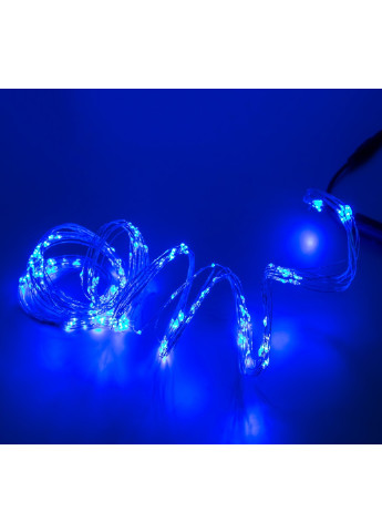 Світлодіодна гірлянда нитка кінський хвіст крапля роси 2 м 200 LED 10 ниток (30182-Нов) Синій Francesco Marconi (251385125)
