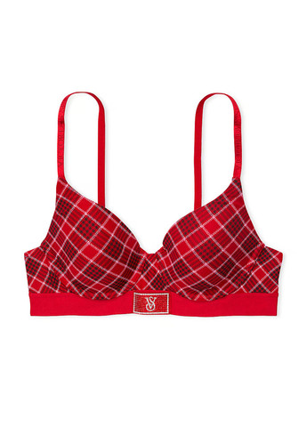 Красный демисезонный комплект (бюстгальтер, трусики) Victoria's Secret