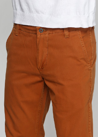 Кирпичные кэжуал демисезонные со средней талией брюки Dockers