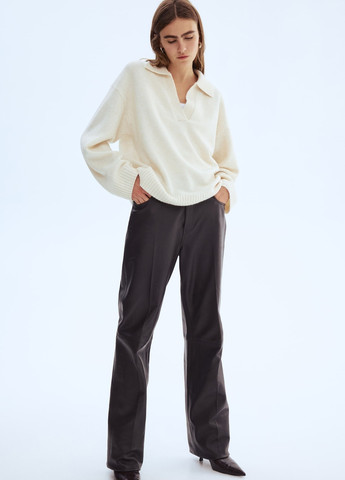 Кремовый демисезонный пуловер пуловер H&M