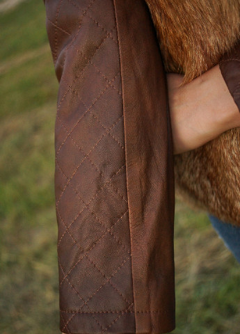 Светло-коричневая демисезонная куртка Cat'rina