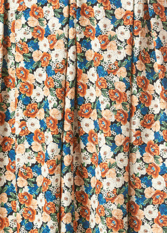 Разноцветная цветочной расцветки юбка Kontatto
