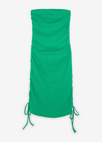 Смарагдова кежуал сукня з відкритими плечима Jennyfer однотонна