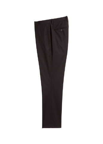 Черные классические демисезонные классические брюки H&M