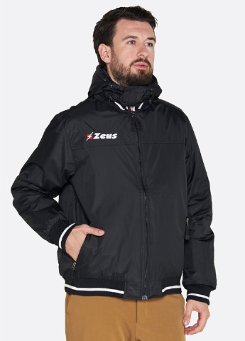 Чорна демісезонна куртка Zeus GIUBBOTTO COLLEGE NERO
