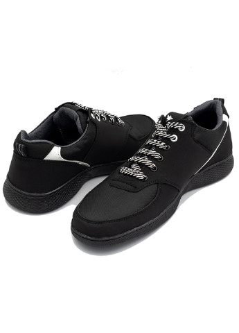 Черные демисезонные кроссовки мужские демисезонные черные прошитые (1364959439) Sigol
