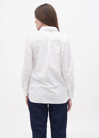 Белая кэжуал, классическая рубашка однотонная Talbots