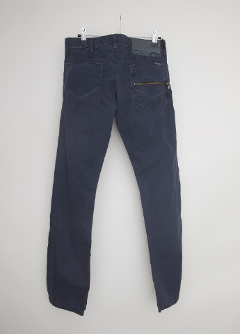 Темно-синие джинсовые демисезонные брюки прямые Energie