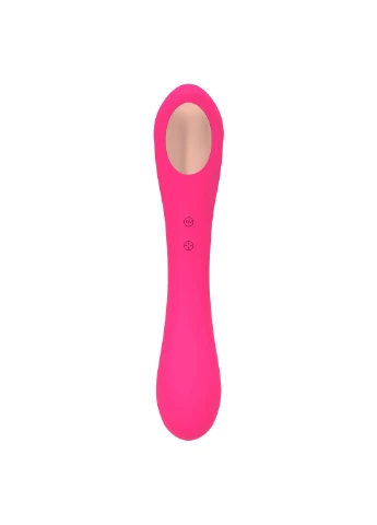 Вібратор та вакуумний кліторальний стимулятор 2-в-1 Quiver Magenta Pink оновлена модель Alive (254785223)