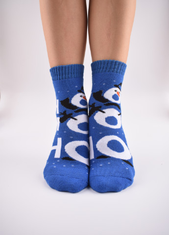Жіночі махрові шкарпетки Смалий абстрактні комбіновані повсякденні