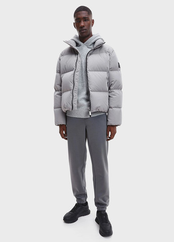 Серая демисезонная куртка Calvin Klein