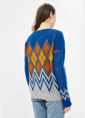 Комбинированный демисезонный свитер United Colors of Benetton