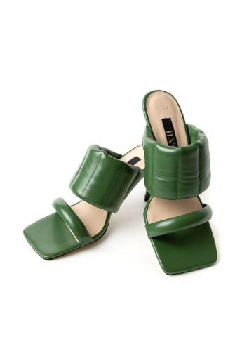 Зеленые шлепанцы Ilvi