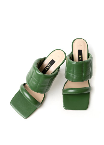 Зеленые шлепанцы Ilvi