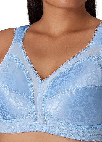 Голубой минимайзер бюстгальтер Playtex полиэстер