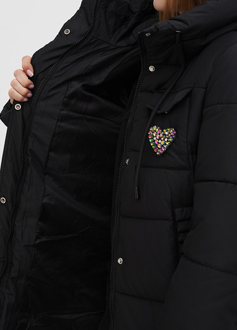 Черная зимняя куртка Monte Cervino