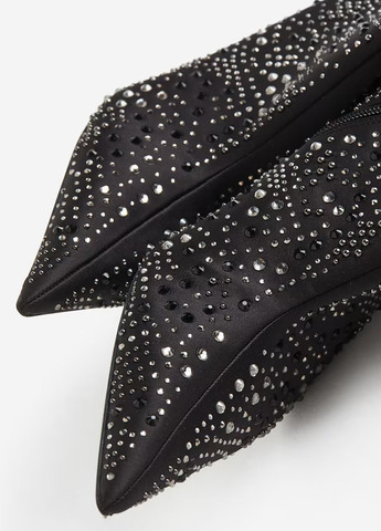 Черные демисезонная ботильоны H&M