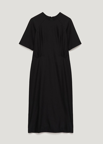 Черное кэжуал платье футляр JUL однотонное