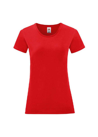 Красная демисезон футболка Fruit of the Loom 061432040XS