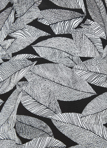 Черно-белое кэжуал платье KOTON