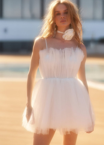 Молочна коктейльна сукня кльош Gepur однотонна