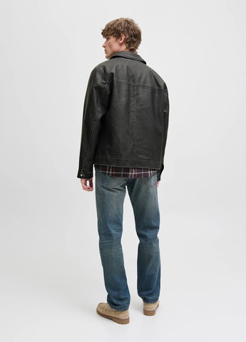 Черная демисезонная куртка Jack & Jones