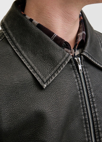 Черная демисезонная куртка Jack & Jones