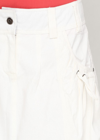 Белая кэжуал однотонная юбка Minus колокол