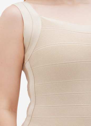 Бежева кежуал сукня силуетна Sassofono однотонна