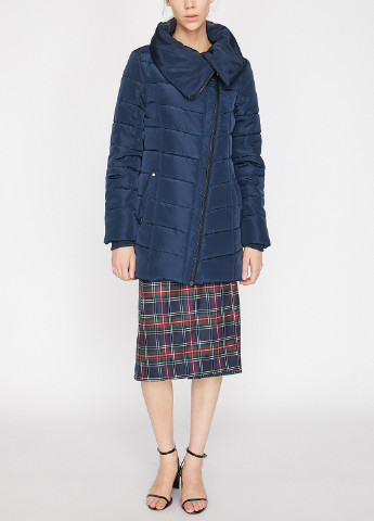 Темно-синяя демисезонная пальто KOTON