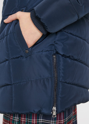 Темно-синяя демисезонная пальто KOTON