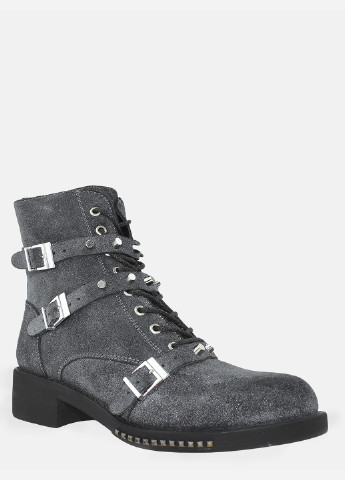 Зимние ботинки rf2566-11 темно-серый Favi из натуральной замши
