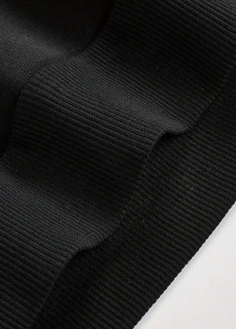 Чорний демісезонний костюм (худі, штани) брючний SHEIN