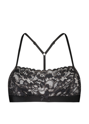 Чёрный бюстгальтер Hunkemoller без косточек полиамид