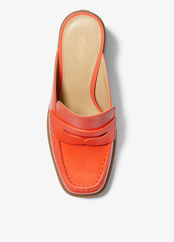 Оранжевые мюли Michael Kors на среднем каблуке